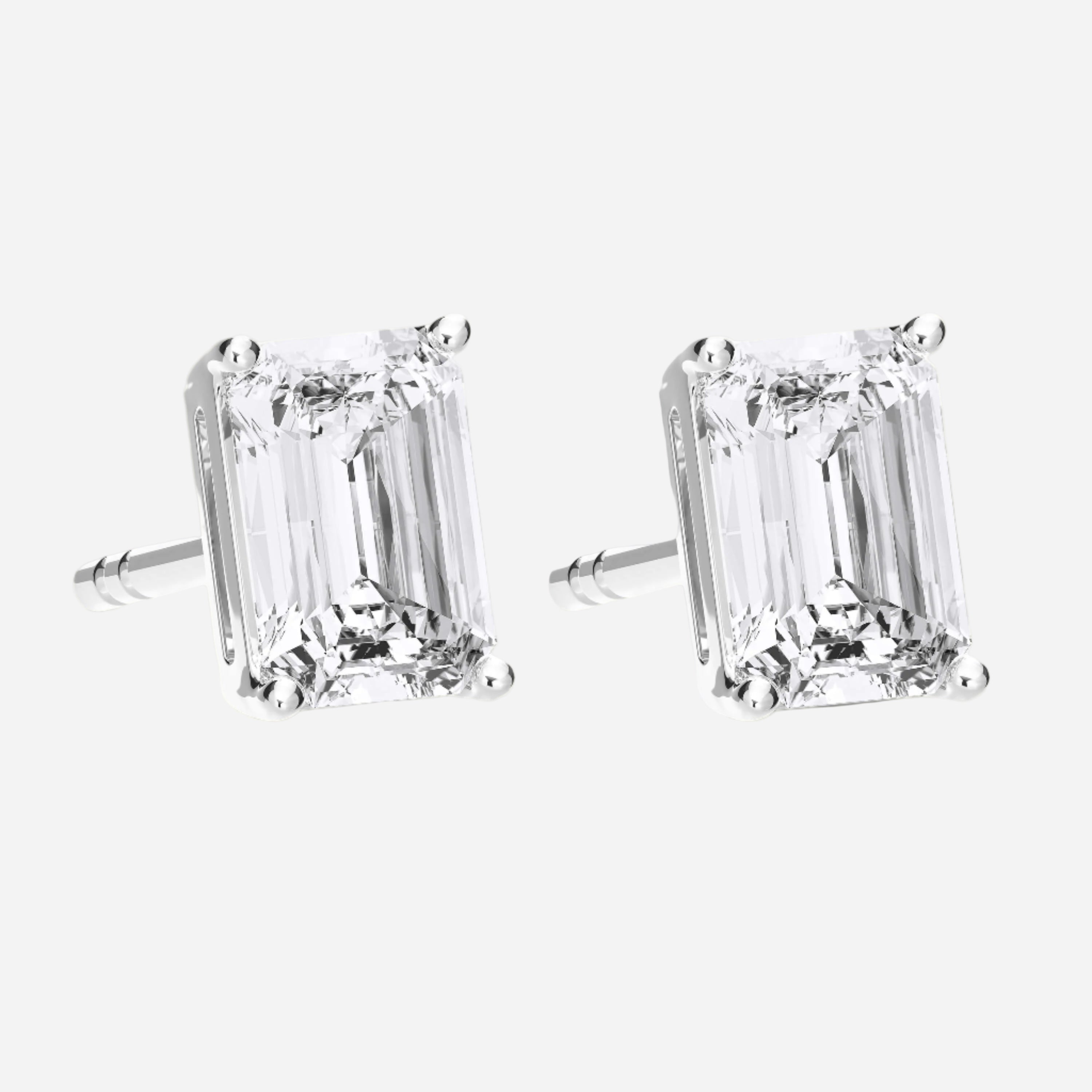 Emerald Stud Earrings