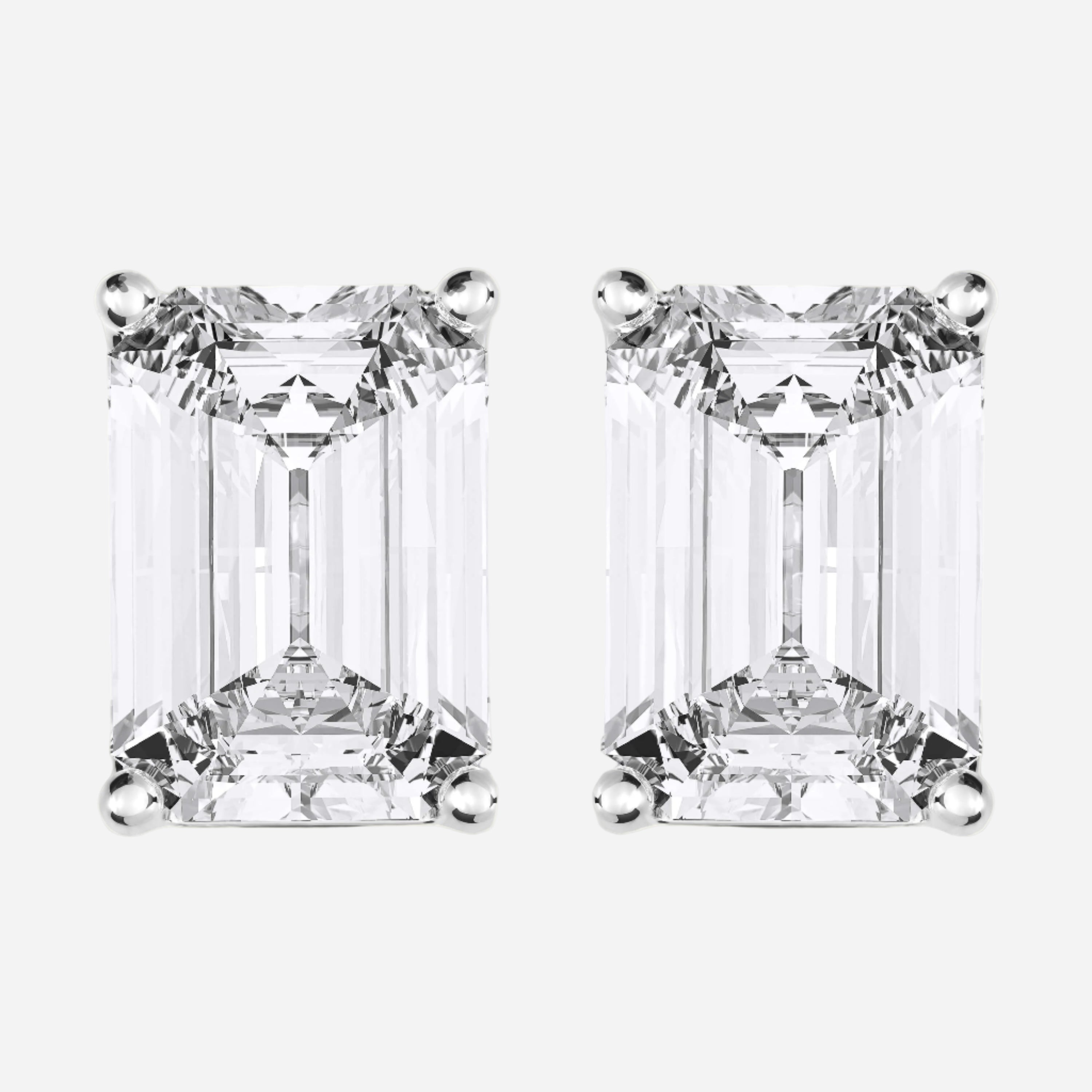 Emerald Stud Earrings