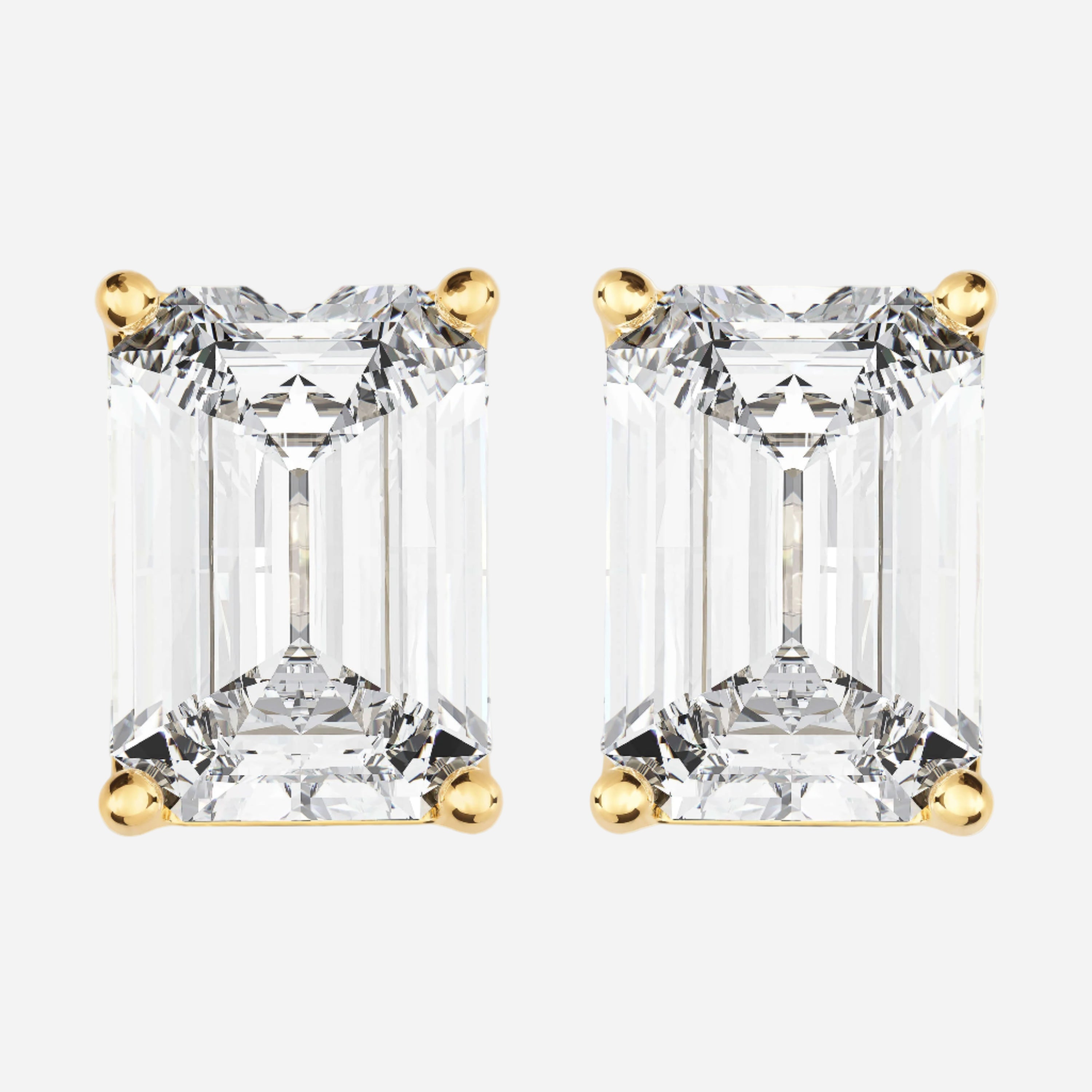 Emerald Stud Earrings