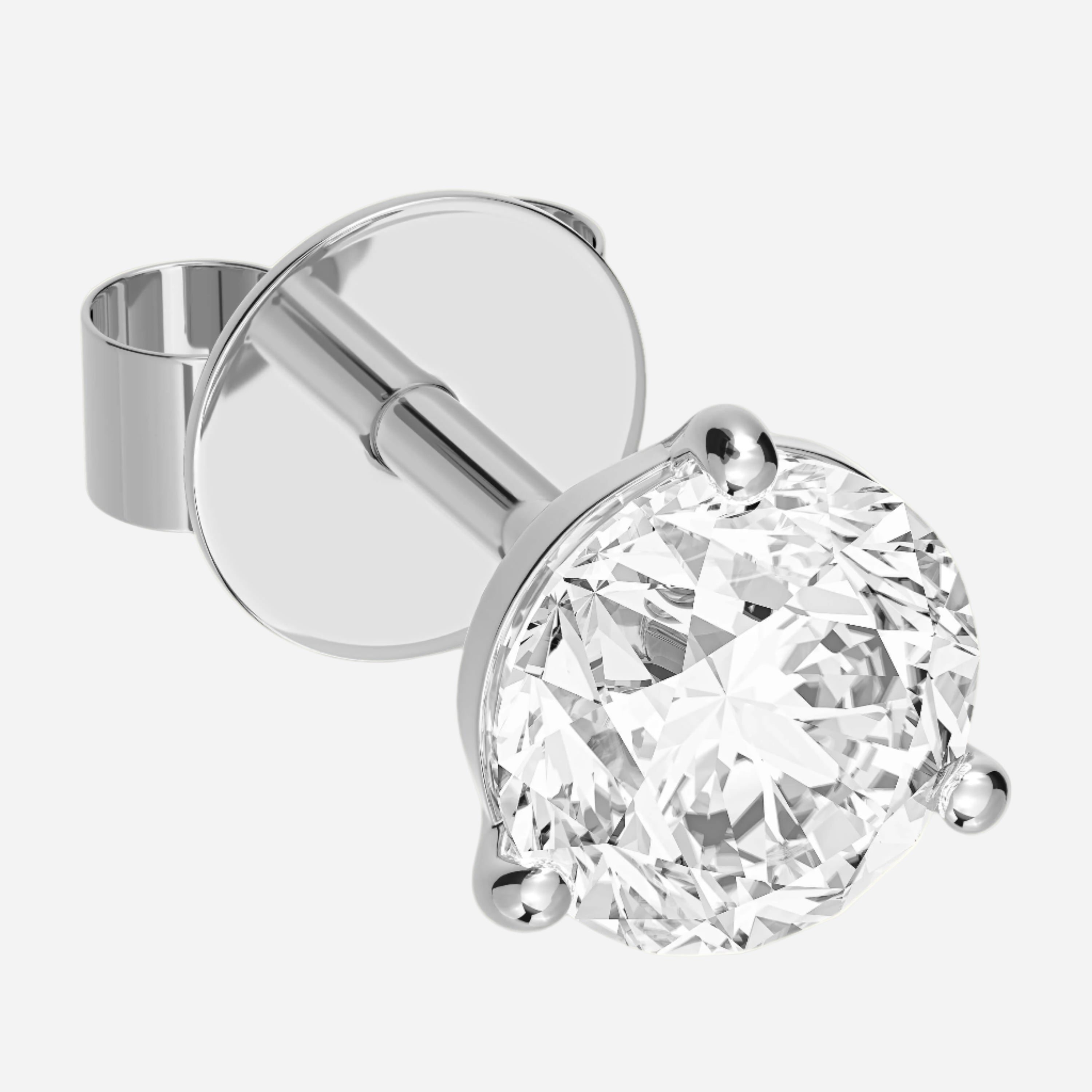 Round Stud Earrings