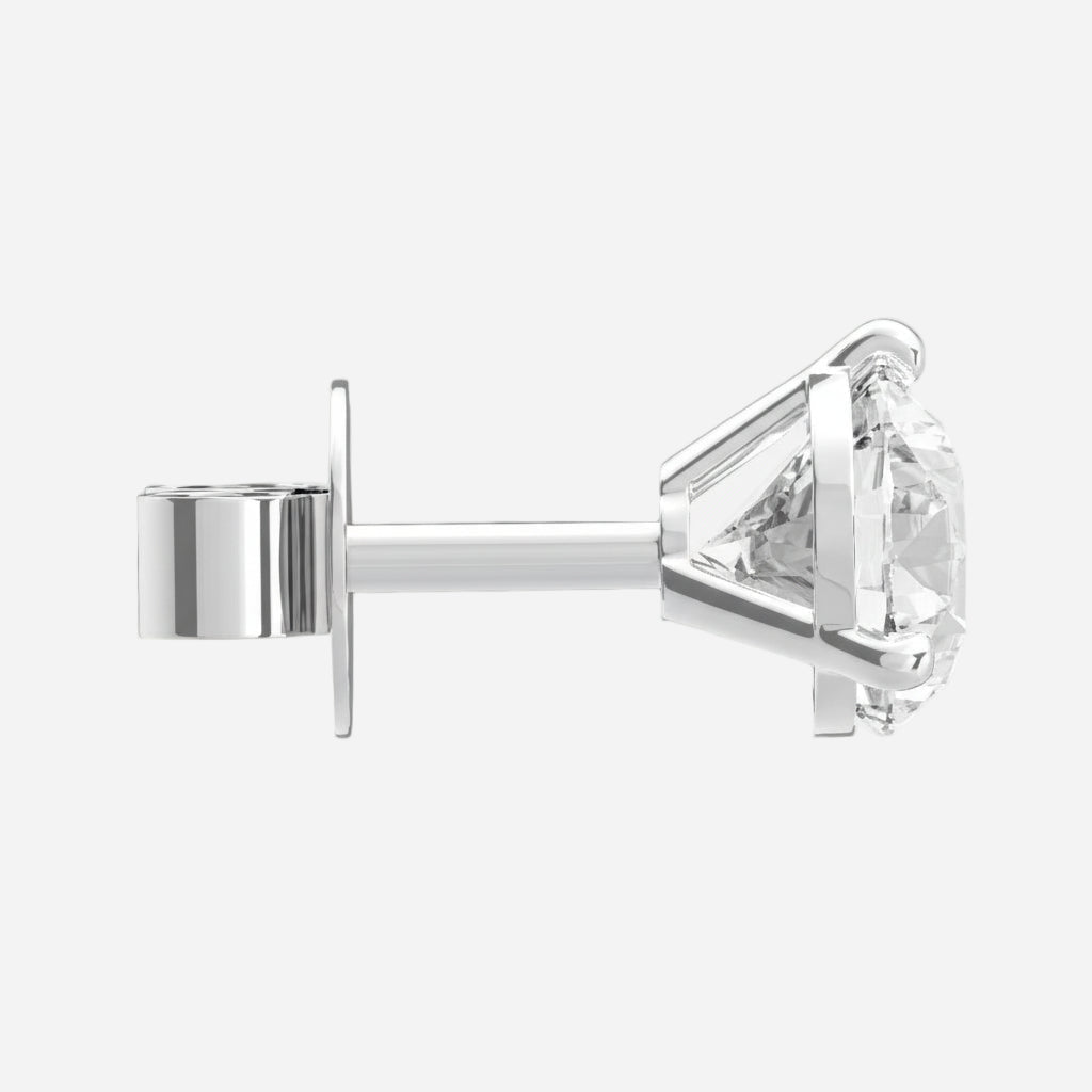 Round Stud Earrings